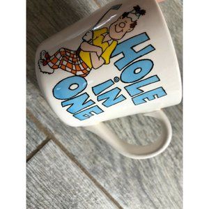 Russ Berrie Hole‎ in One Golf Coffee Mug Cup 8 oz